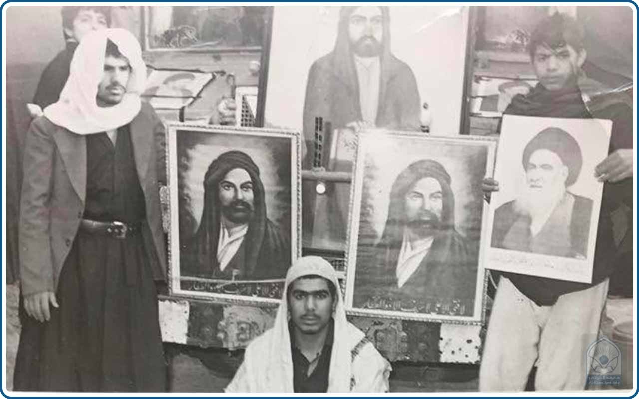 الشهيد السيد إبراهيم الخوئي وسعد العنكوشي والسيد محسن الخوئي