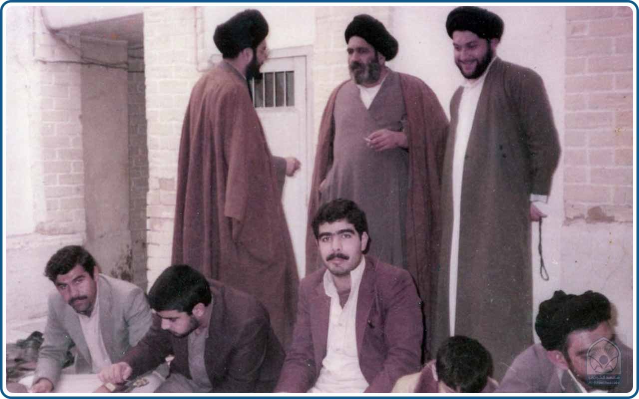 السيد إبراهيم الخوئي، السيد محسن الخوئي وبعض السادة الشيرازي