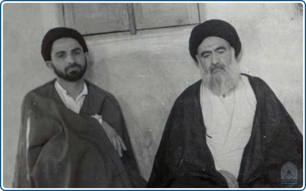 السيد جمال الدين الخوئي ووالده الإمام الخوئي