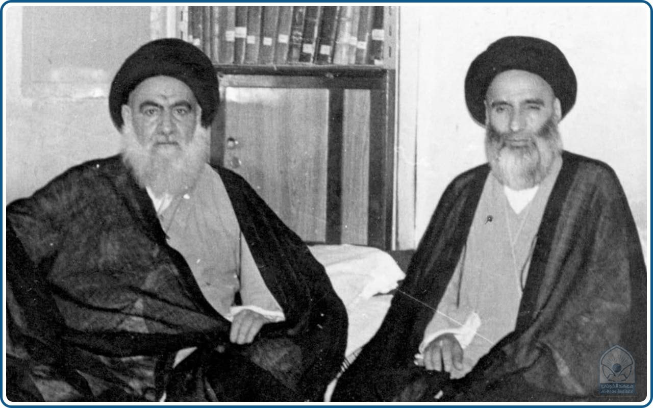 الشهيد السيد نصر الله المستنبط والإمام السيد أبو القاسم الخوئي